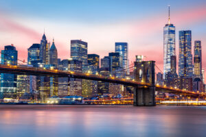 Lower Manhattan skyline