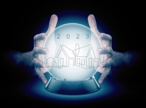 Hands On Crystal Ball And Cryptocurrency